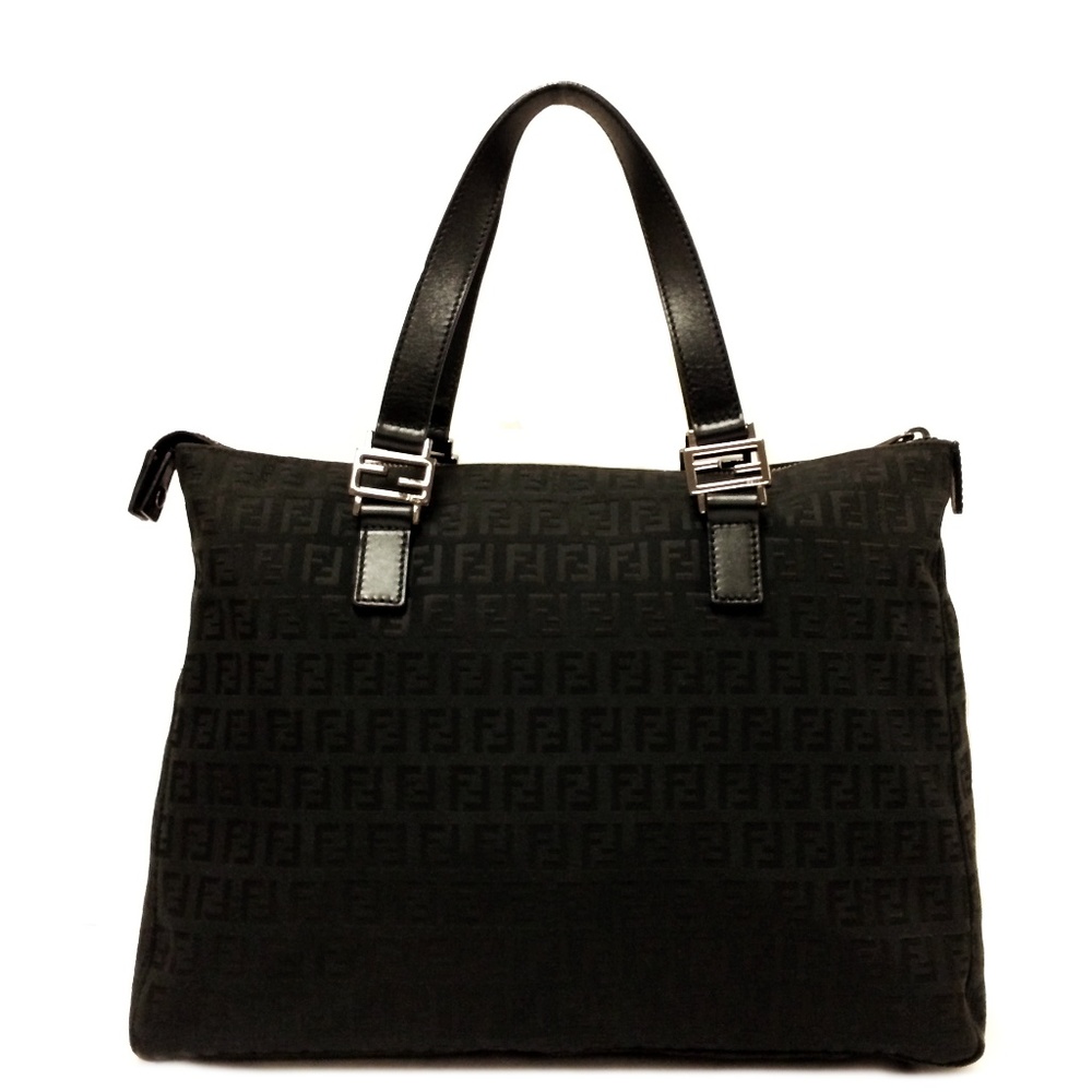 FENDI Zucca Roll Tote  Bag